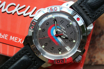Vostok Komandirsky Military Wrist Watch # 431562 NEW
