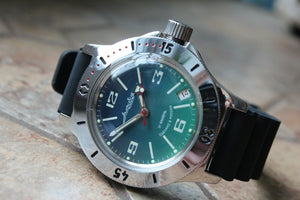 Russian Mechanical Automatic Wrist Watch VOSTOK AMPHIBIAN DIVER 120848