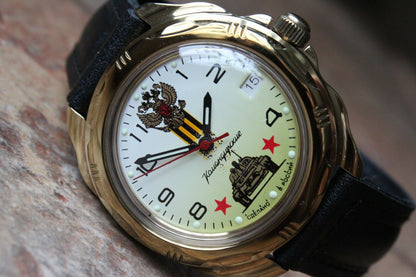 Vostok Komandirsky Mechanical Manual Winding Wrist Watch 219943