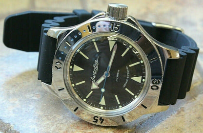 Russian Mechanical Automatic Wrist Watch VOSTOK AMPHIBIAN DIVER 120512