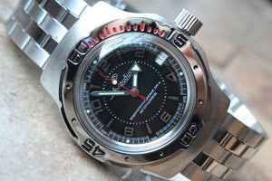 Russian Mechanical Automatic Wrist Watch VOSTOK AMPHIBIAN DIVER 160355
