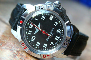 Vostok Komandirsky Military Wrist Watch # 431941 NEW