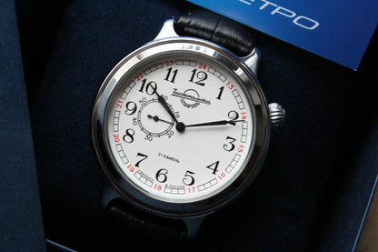 Vostok Komandirsky Auto Russian K-43 Retro wristwatches # 550930 New