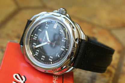 Vostok Komandirsky 211186 Classic Russian Mechanical Military Wrist Watch