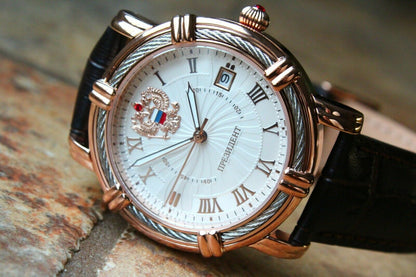 Russian President 4459471 Mechanical Automatic Men's Wrist Watch Poljot