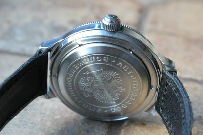 Vostok Komandirsky AutoRussian Military Wrist Watch # 921277 NEW