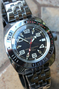 Russian Mechanical Automatic Wrist Watch VOSTOK AMPHIBIAN DIVER 710335