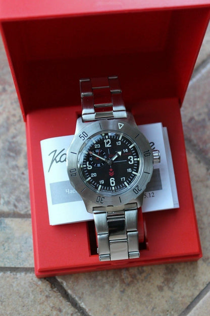 Vostok Mechanical Automatic Wrist Watch Komandirsky K-35 350504