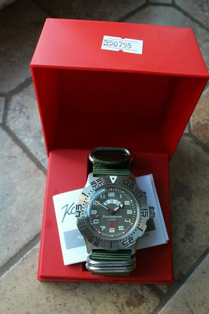 Vostok Komandirsky Mechanical Automatic Wrist Watch K-35 350755