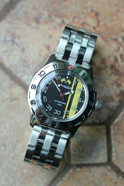 Russian Mechanical Automatic Wrist Watch VOSTOK AMPHIBIAN DIVER 100652