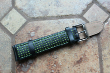 Load image into Gallery viewer, Genuine Leather Military Watch Strap Bright Night B1
