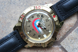 Vostok Komandirsky Military Wrist Watch # 439564 NEW