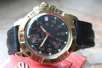 Vostok Komandirsky Mechanical Manual Winding Wrist Watch 439782