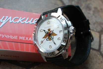 Vostok Komandirsky Military Wrist Watch # 431829 NEW