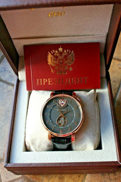 Russian President 4939044 Mechanical Automatic Men's Wrist Watch Poljot