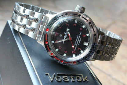 Russian Mechanical Automatic Wrist Watch VOSTOK AMPHIBIAN DIVER 420280