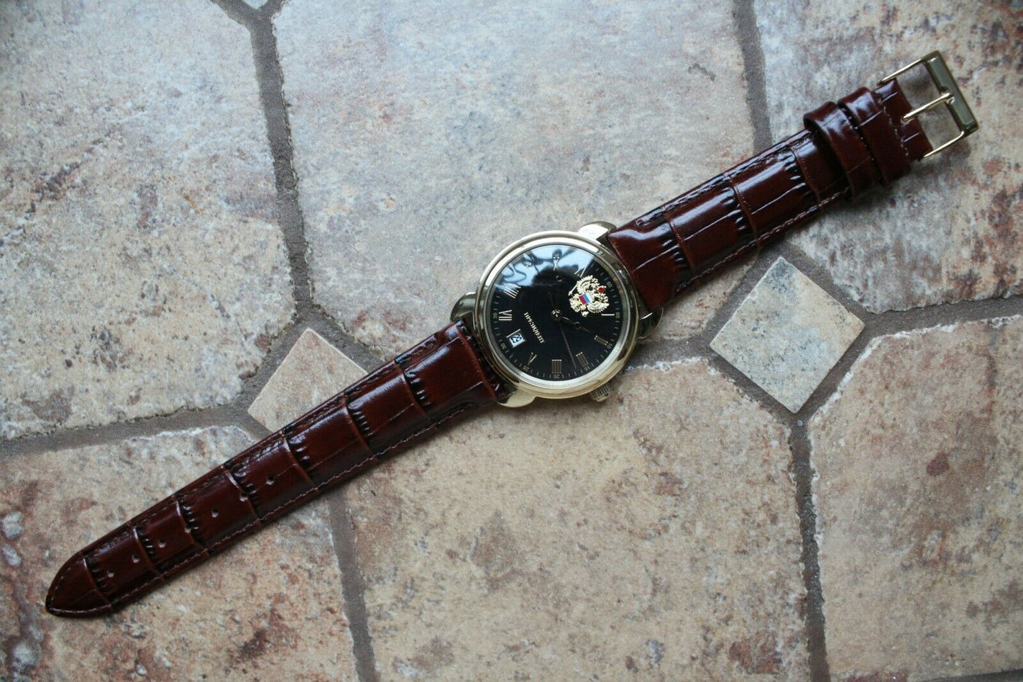 Russian President 4076681 Quartz Men's Wrist Watch Poljot
