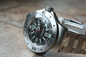 Vostok Amphibian Auto Russian diver wrist watch 060640