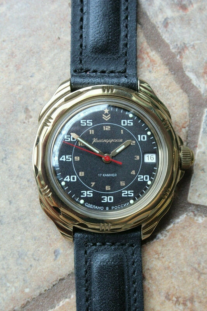Vostok Komandirskie Mechanical Hand Winding Russian Wrist Watch 219179