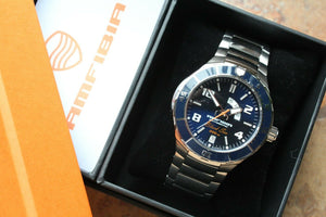 Vostok Amphibian 440795 Automatic Black Sea Russian mens wrist watch New 2019