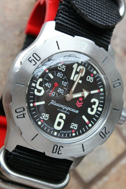 Vostok Komandirsky Mechanical Automatic Wrist Watch K-35 350748