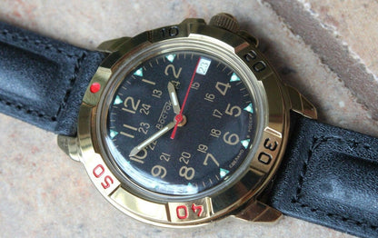 Vostok Komandirsky Mechanical Manual Winding Wrist Watch 439782