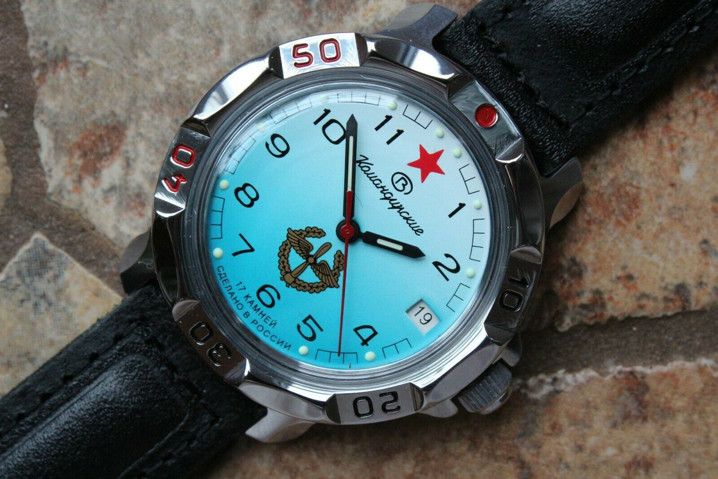 Vostok Komandirskie Mechanical Military Russian wrist watch 811314