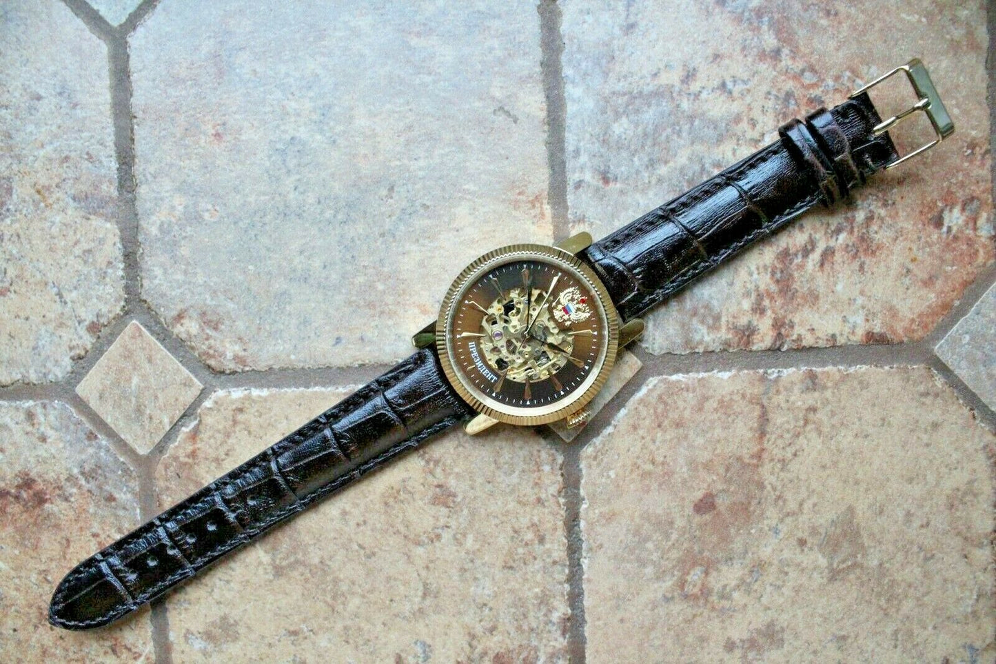 Russian President 4506150 Mechanical Automatic Men's Wrist Watch Poljot