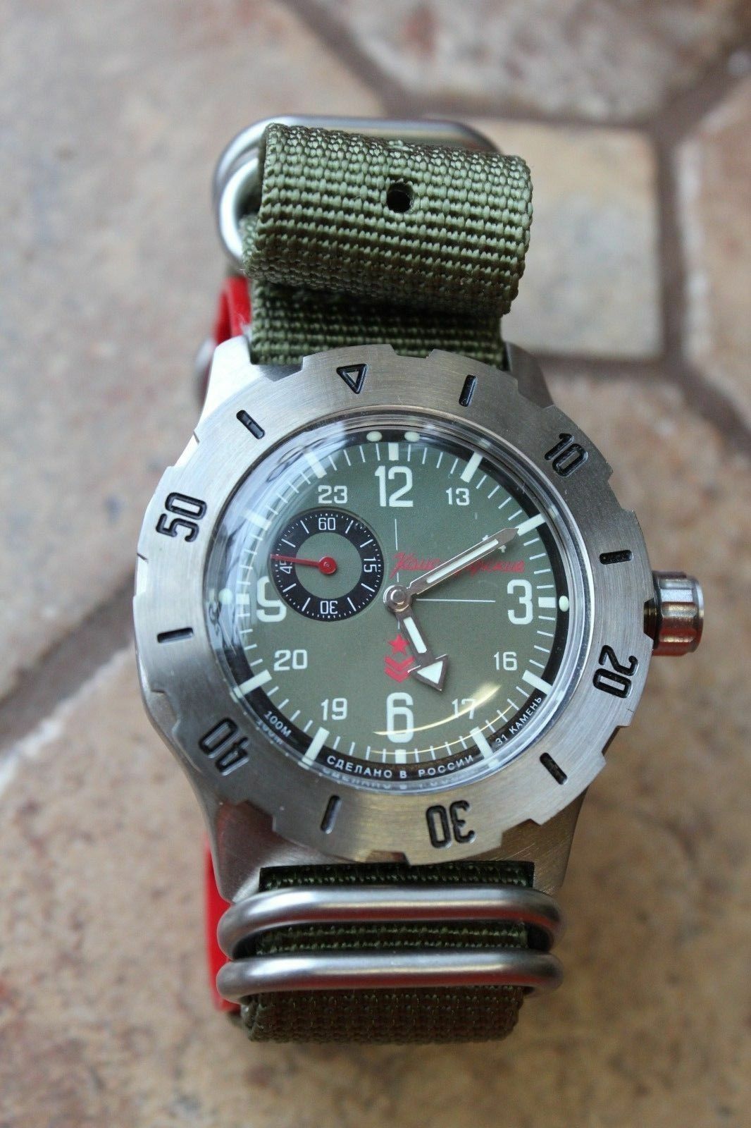 Vostok Komandirsky Mechanical Automatic Wrist Watch K-35 350501