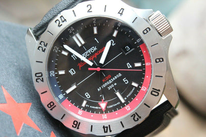 Vostok Komandirsky Russian Mechanical K-39 Military wristwatch 390781