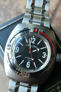 Russian Mechanical Automatic Wrist Watch VOSTOK AMPHIBIAN DIVER 090660
