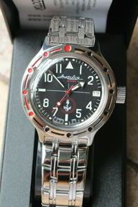 Russian Mechanical Automatic Wrist Watch VOSTOK AMPHIBIAN DIVER 420959