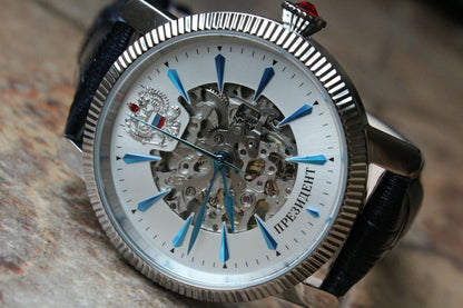 Russian President 4500150 Mechanical Automatic Men's Wrist Watch Poljot