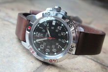 Load image into Gallery viewer, Vostok Komandirsky Military Wrist Watch Premium Leather Band # 431783-L1 NEW
