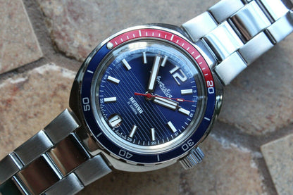 Vostok Amphibian Neptun 960759 Mechanical Automatic Diver Russian wrist watch
