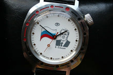 Load image into Gallery viewer, Vostok Yeltsin 1993 year Soviet Union Watch Rare + classic strap 341289
