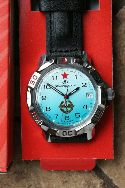 Vostok Komandirskie Mechanical Military Russian wrist watch 811314