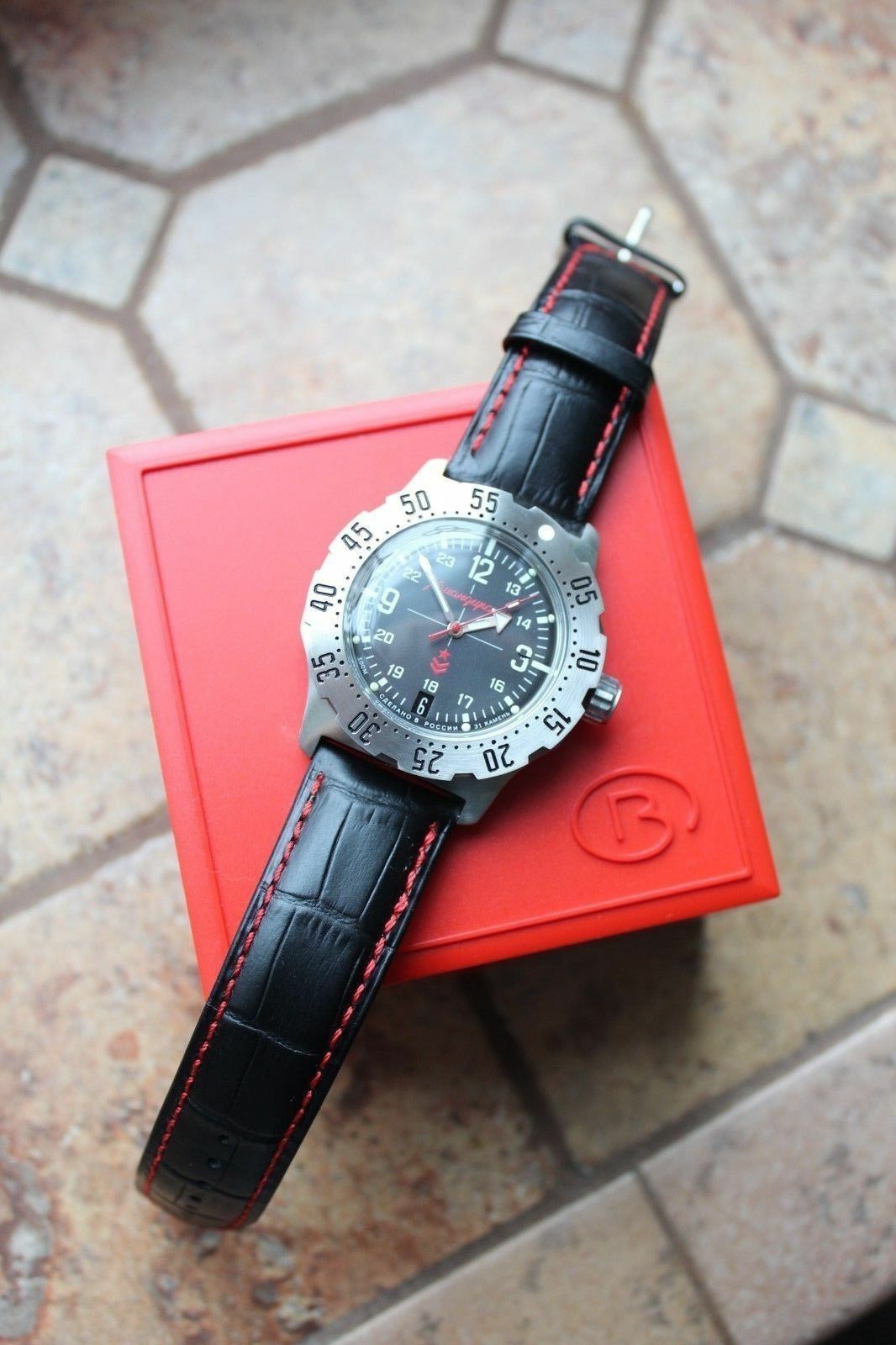 Vostok Mechanical Automatic Wrist Watch Komandirsky K-35 350503