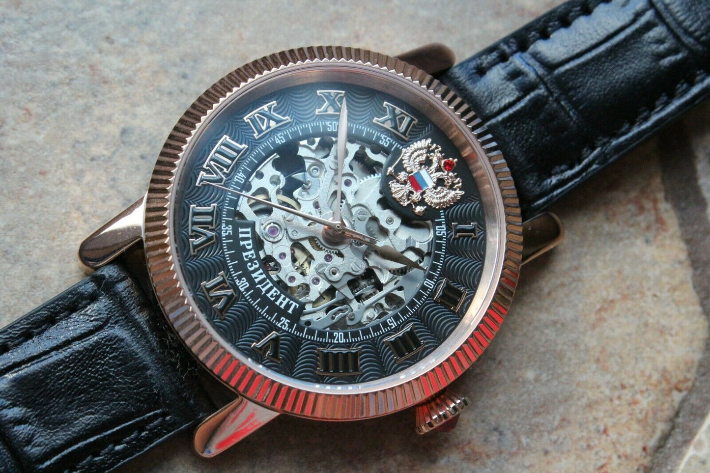 Russian President 4509171 Mechanical Automatic Men's Wrist Watch Poljot