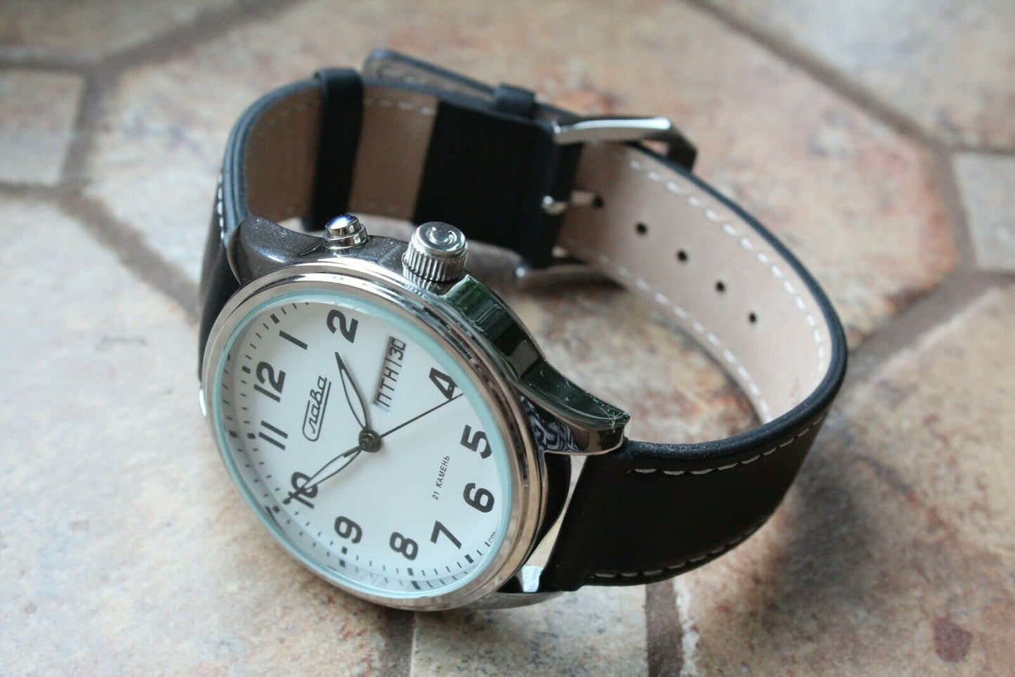 Slava Tradition Russian Military Wrist Watch 1241415