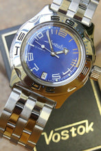 Load image into Gallery viewer, Russian Mechanical Automatic Wrist Watch VOSTOK AMPHIBIAN DIVER 100475
