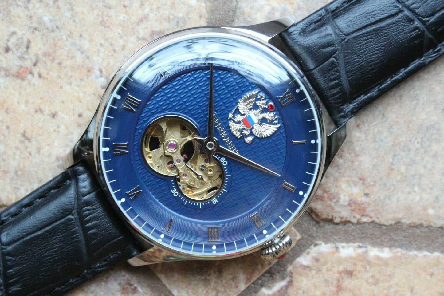 Russian President 6500150 Mechanical Automatic Men's Wrist Watch Poljot