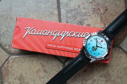 Vostok Komandirskie Mechanical Military Russian wrist watch 811314