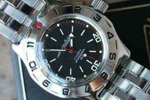 Russian Mechanical Automatic Wrist Watch VOSTOK AMPHIBIAN DIVER 100820