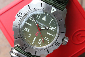 Russian Mechanical Automatic Wrist Watch VOSTOK Komandirsky K-35 350746