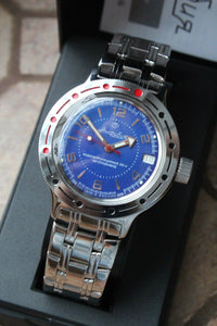 Russian Mechanical Automatic Wrist Watch VOSTOK AMPHIBIAN DIVER 420007