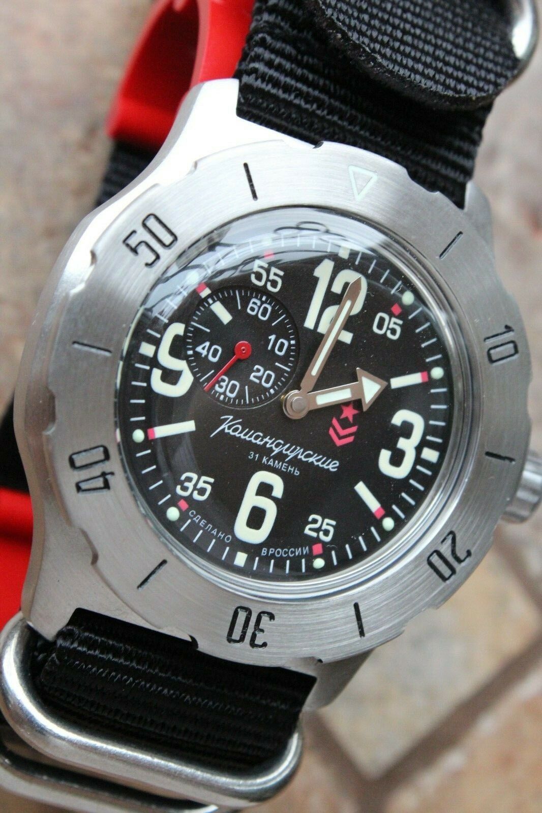 Vostok Komandirsky Mechanical Automatic Wrist Watch K-35 350748