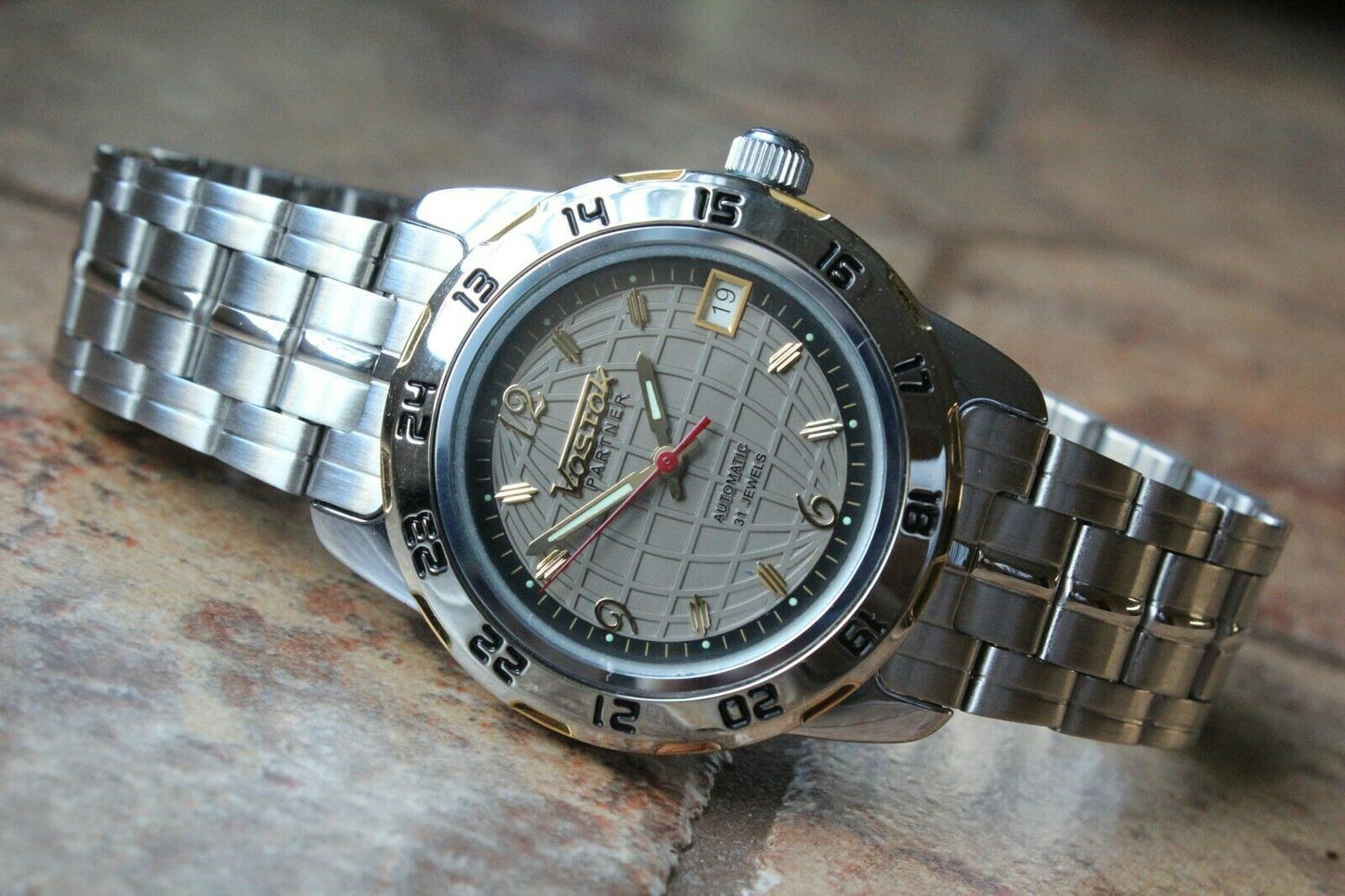 Russian Mechanical Automatic Wrist Watch Vostok Partner Earth 291167