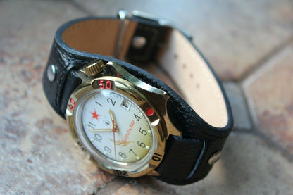 Vostok the General's Soviet Union Military Wrist Watch Rare + classic strap