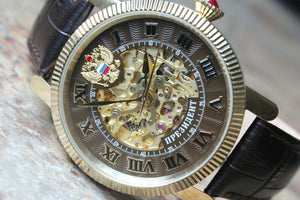 Russian President 4506170 Mechanical Automatic Men's Wrist Watch Poljot